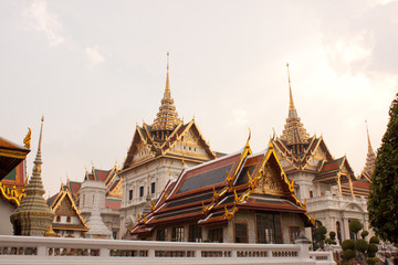 Fototapeta premium beautiful pagoda at wat phra kaew in thailand