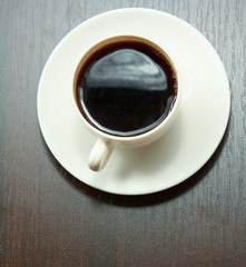 Cup of coffee at workplace
