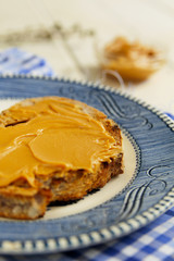 Peanut butter toast