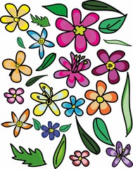 flores organicas varias