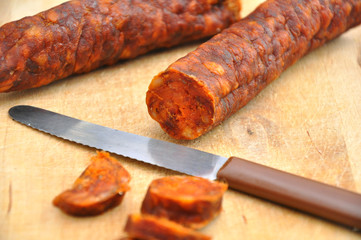 Chorizo, Paprikawurst, Salami