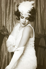 retro flapper style
