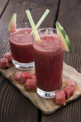 Fresh made Watermelon Juice