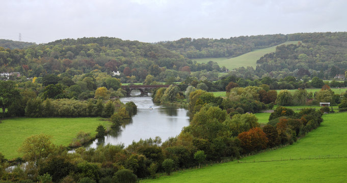 River Thames In South Oxfordshire