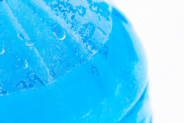 non-freezing cleaning liquid, close-up view