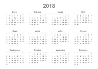 Spanish calendar