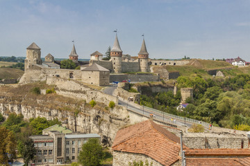 Fototapeta na wymiar Stary Zamek w Kamieńca Podolskiego, Ukraina, Europa.