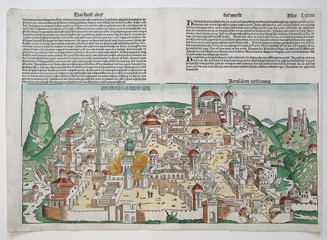 Jerusalem old map