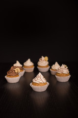 Vegane Cupcakes mit diversen Toppings