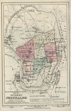 Jerusalem old map