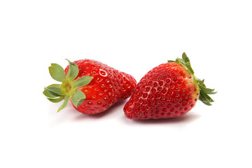 Strawberry isolated on white background.