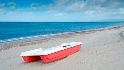 pedal boat in Sardinia