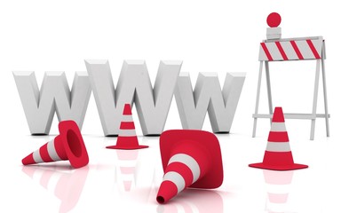 3-d Visualization Web-design Concept