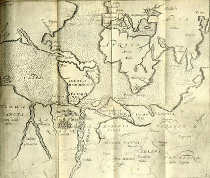 Terra Australis old map