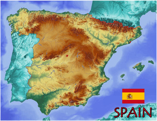 Spain Europe national emblem map symbol motto