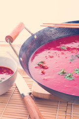 Chinese tomato soup - vintage