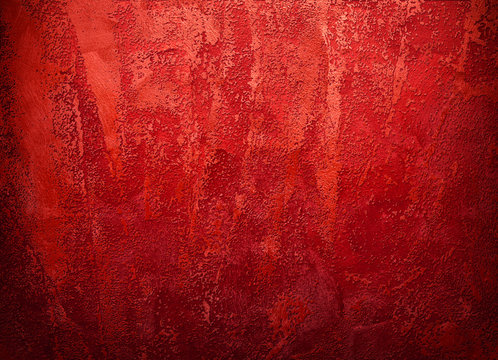 Red Paint Background