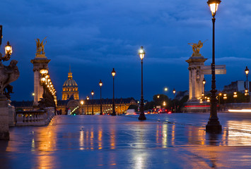 Fototapeta premium Alexandre III Bridge, Paris, France