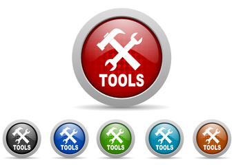 tools vector icon set