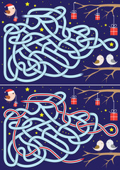 Christmas maze