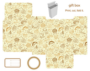 Gift box template