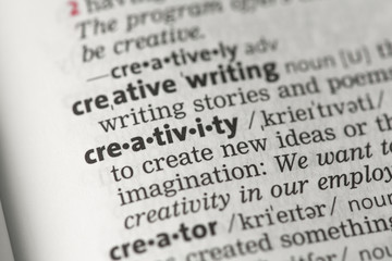 Fototapeta premium Creativity definition