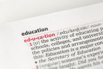 Fototapeta premium Education definition
