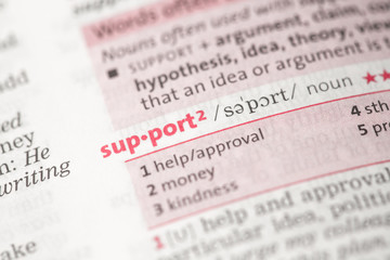 Support definition