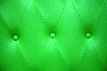 Foto op Plexiglas Smaragdgroene kleur van leerpatroon als achtergrond © jakgree