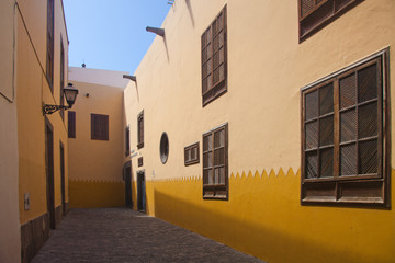 Fototapeta na wymiar Las Plamas de Gran Canaria, old town
