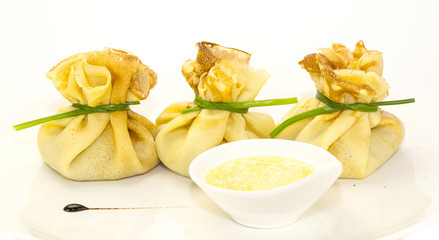 Блинчики с мясом