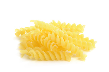 Heap of yellow  spaghetti