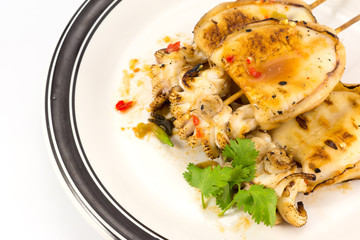 Grilled squid