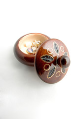 round box on white background