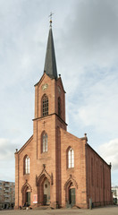 Fototapeta na wymiar Lutheran Church of Peace, Kehl, Germany