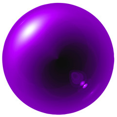 Glare purple ball