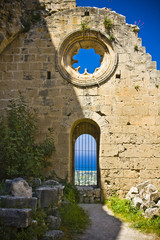 Fototapeta na wymiar Bellapais Abbey in Northen Cyprus