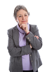 Ältere nachdenkliche Frau - Älter werden