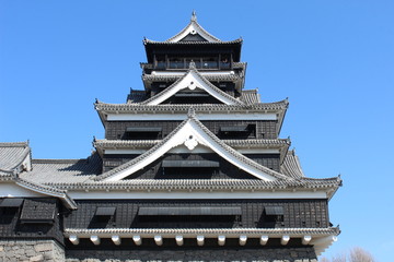 Fototapeta premium 熊本城 大天守閣