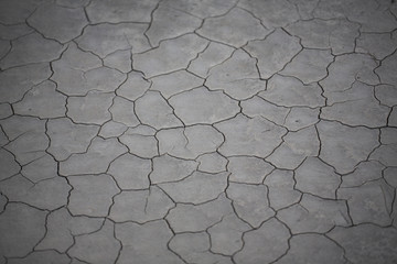 Dried cracked mud in Iceland