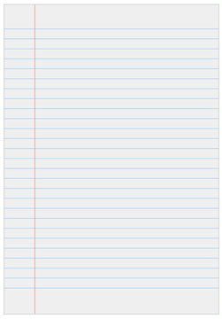 Notebook Paper With Lines