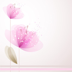 vector background with Flower 22