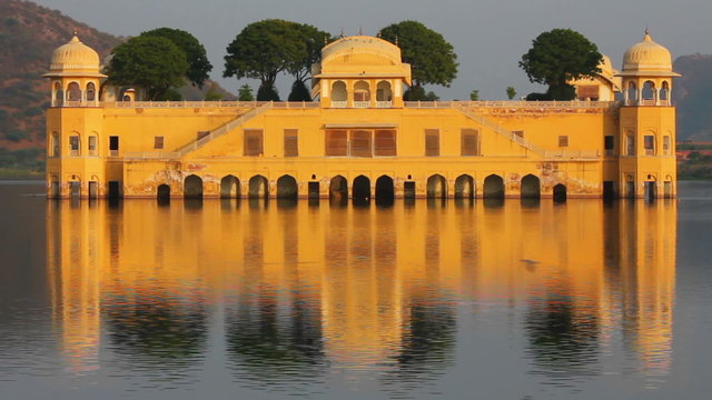 jal mahal - palace on lake in Jaipur India