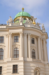 Fototapeta na wymiar Hofburg in Wien, Österreich