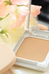 foundation and sweet pea for beauty and cosmetic image