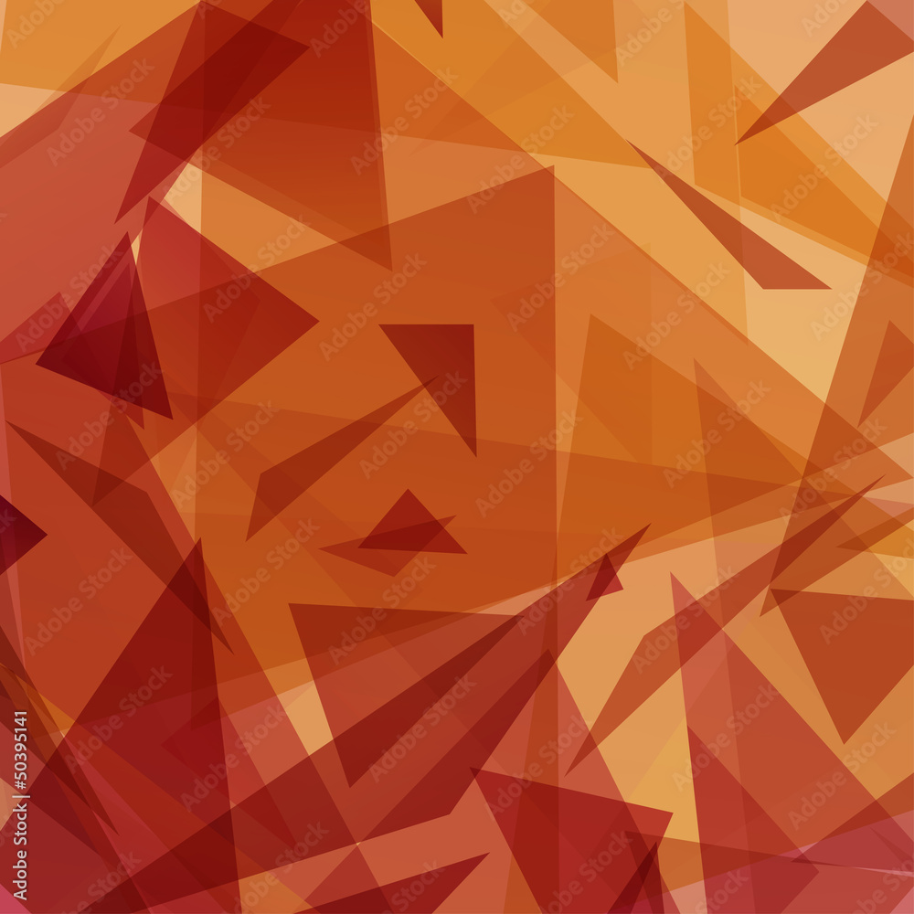 Poster abstract triangle background