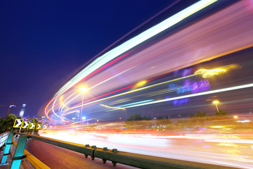 Light Trails of car