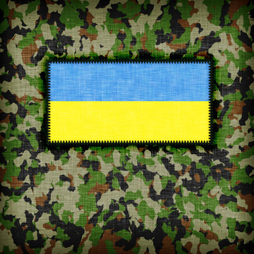 Amy camouflage uniform, Ukraine