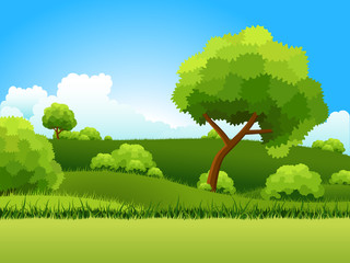 Green hills
