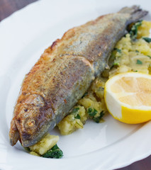 Trout on Potato